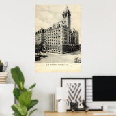 米国郵便局ワシントンDC 1907ヴィンテージ ポスター (ホームオフィス)