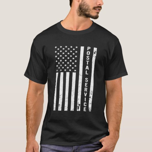 米国郵便局労働日郵便課誇りを持った員労働者P Tシャツ (正面)