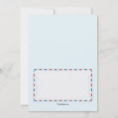 米国郵政局引退パーティー招待状 招待状 (裏面)