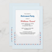 米国郵政局引退パーティー招待状 招待状 (正面/裏面)