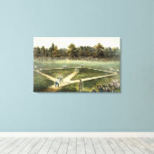 米国野球の試合 キャンバスプリント (インサイチュ (ウッドフロア))