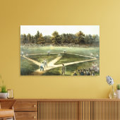 米国野球の試合 キャンバスプリント (インサイチュ (リビング))