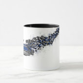 米国陸軍の歩兵の退役軍人のコーヒーカップへの捧げ物 マグカップ (中央)