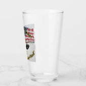 米国陸軍タンカー「最高の今までの仕事」ピントガラス タンブラーグラス (左)