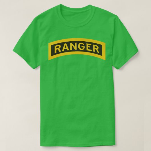 米国陸軍レンジャーのタブ戻るのみ  Tシャツ (デザイン正面)