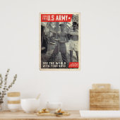 米国陸軍旅行募集ポスター ポスター (キッチン)