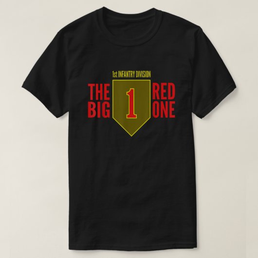 米国陸軍歩兵第1師団 Tシャツ (デザイン正面)