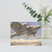 米国陸軍爆撃機はがき ポストカード (スタンド正面)