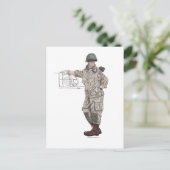 米国陸軍第82空挺空輸(第2次世界大戦)はがき ポストカード (スタンド正面)