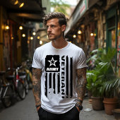 米国陸軍退役軍人国旗 Tシャツ