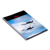 米国陸軍雷鳥飛んでいる隊 ノートブック (右側)