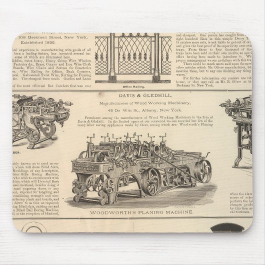 米国電線工場 マウスパッド (正面)