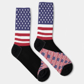米国靴下、統一された州、アメリカ国旗の色 ソックス (右)