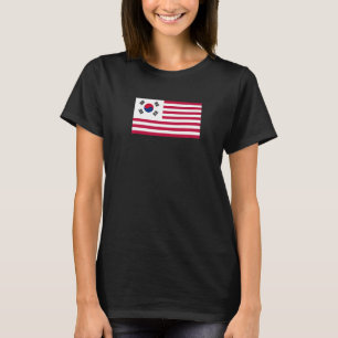 米国韓国国旗 Tシャツ