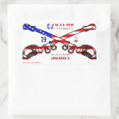 米国騎兵の四角形シール 長方形シール (バッグ)