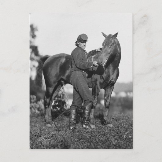 米国騎兵大砲、1863年 ポストカード (正面)