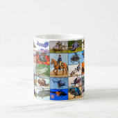 米国騎兵航空局「モンタージュ」 コーヒーマグカップ (中央)