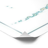 米国高速道路地図アメリカ統一された州60x40 フォトプリント (角)