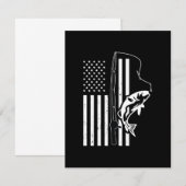 米国魚釣り漁師国旗 (正面/裏面)