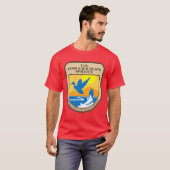 米国魚類野生生物局 野生の釣り 狩猟 Tシャツ (正面フル)