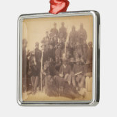 米国黒騎兵隊のバッファロー戦闘機 メタルオーナメント (左)