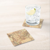 米国12 スクエアペーパーコースター (インサイチュ)