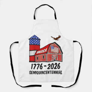 米国1776年~2026年250周年 エプロン