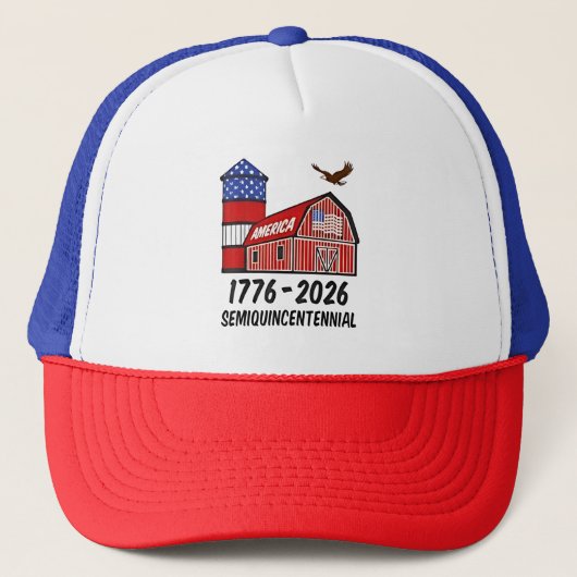 米国1776年~2026年250周年 キャップ (正面)