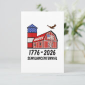 米国1776年~2026年250周年 サンキューカード (スタンド正面)