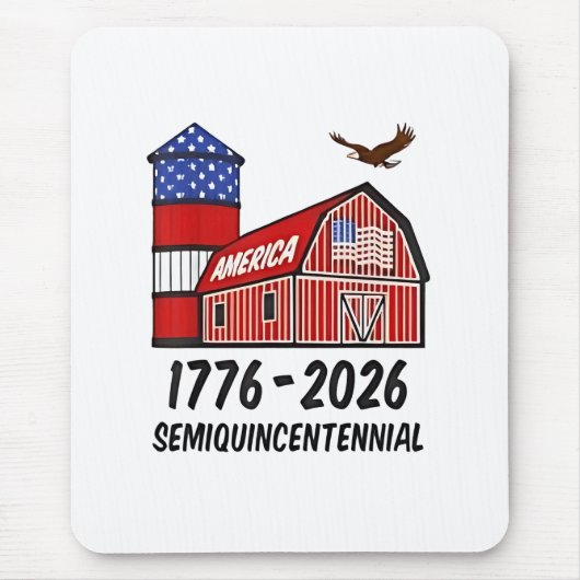 米国1776年～2026年250周年 マウスパッド (正面)