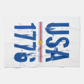 米国1776愛国心 キッチンタオル (横)