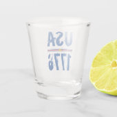 米国1776愛国心 ショットグラス (裏面)