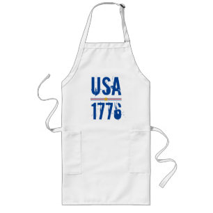 米国1776愛国心 ロングエプロン