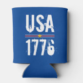 米国1776愛国心 缶クーラー (裏面)