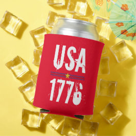 米国1776愛国赤 缶クーラー