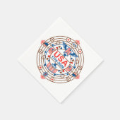 米国1776-2026 スタンダードカクテルナプキン (角)