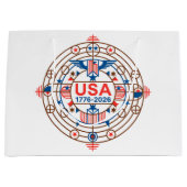 米国1776-2026 ラージペーパーバッグ (正面)