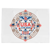 米国1776-2026 ラージペーパーバッグ (裏面)