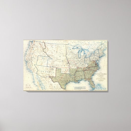 米国1862年6月 キャンバスプリント (正面)