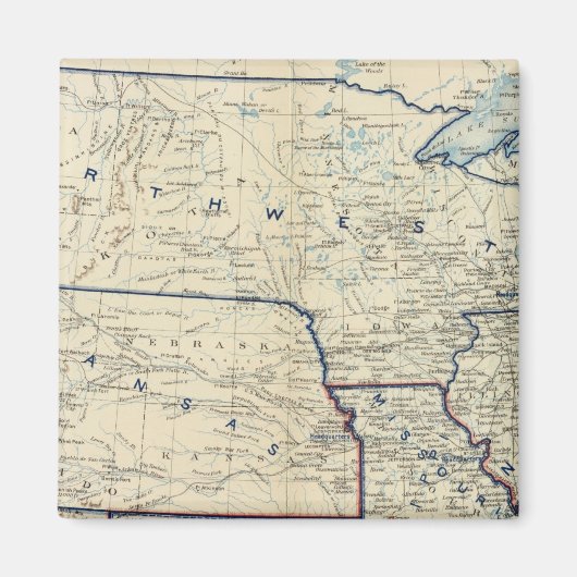 米国1864年6月 マグネット (正面)