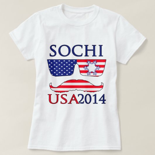 米国2014の冬 Tシャツ (デザイン正面)