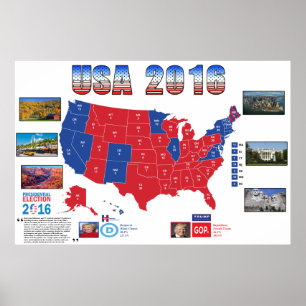 米国2016年の大統領選挙ポスター ポスター