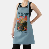 米国250年 – 愛国的なハゲ・イーグル2026年7月4日 エプロン (インサイチュ)