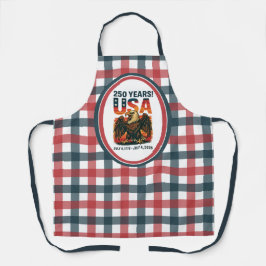 米国250年 – 愛国的なハゲ・イーグル2026年7月4日 エプロン