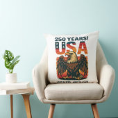 米国250年 – 愛国的なハゲ・イーグル2026年7月4日 クッション (椅子)