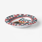 米国250年 – 愛国的なハゲ・イーグル2026年7月4日 ペーパーボウル (傾斜あり)