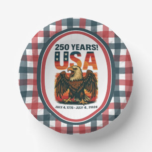 米国250年 – 愛国的なハゲ・イーグル2026年7月4日 ペーパーボウル