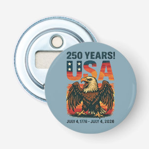 米国250年 – 愛国的なハゲ・イーグル2026年7月4日 栓抜き