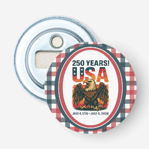 米国250年 – 愛国的なハゲ・イーグル2026年7月4日 栓抜き