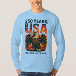 米国250年 – 愛国的なハゲ・イーグル2026年7月4日 Tシャツ